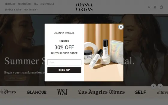 Joannavargas website preview