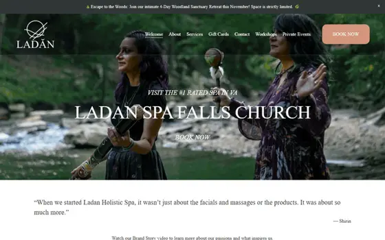 Ladanspa website preview