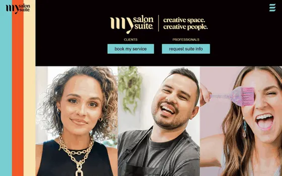 Mysalonsuite website preview