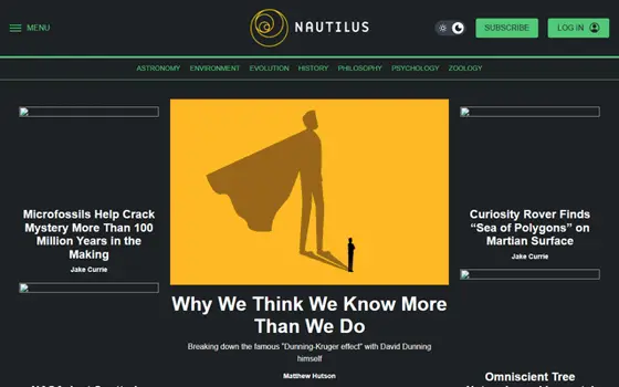 Nautil website preview