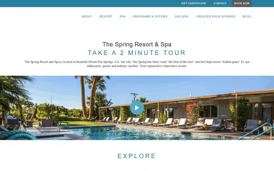 The Spring website preview